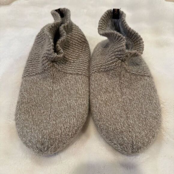Shoes - Quince Wool Knitted Slipper Socks Size M 8/9